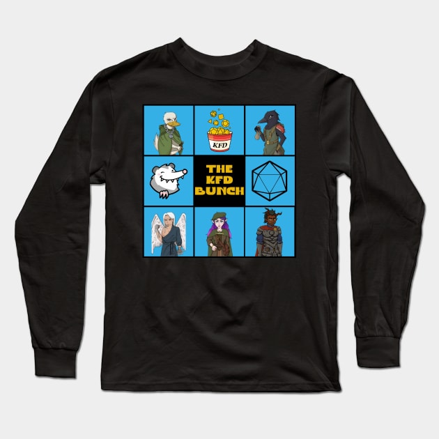 The KFD Bunch Long Sleeve T-Shirt by KYFriedDice